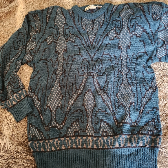 Y2K vintage Tip Top Men's XL grandpa sweater - Picture 4 of 4